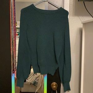 Green sweater